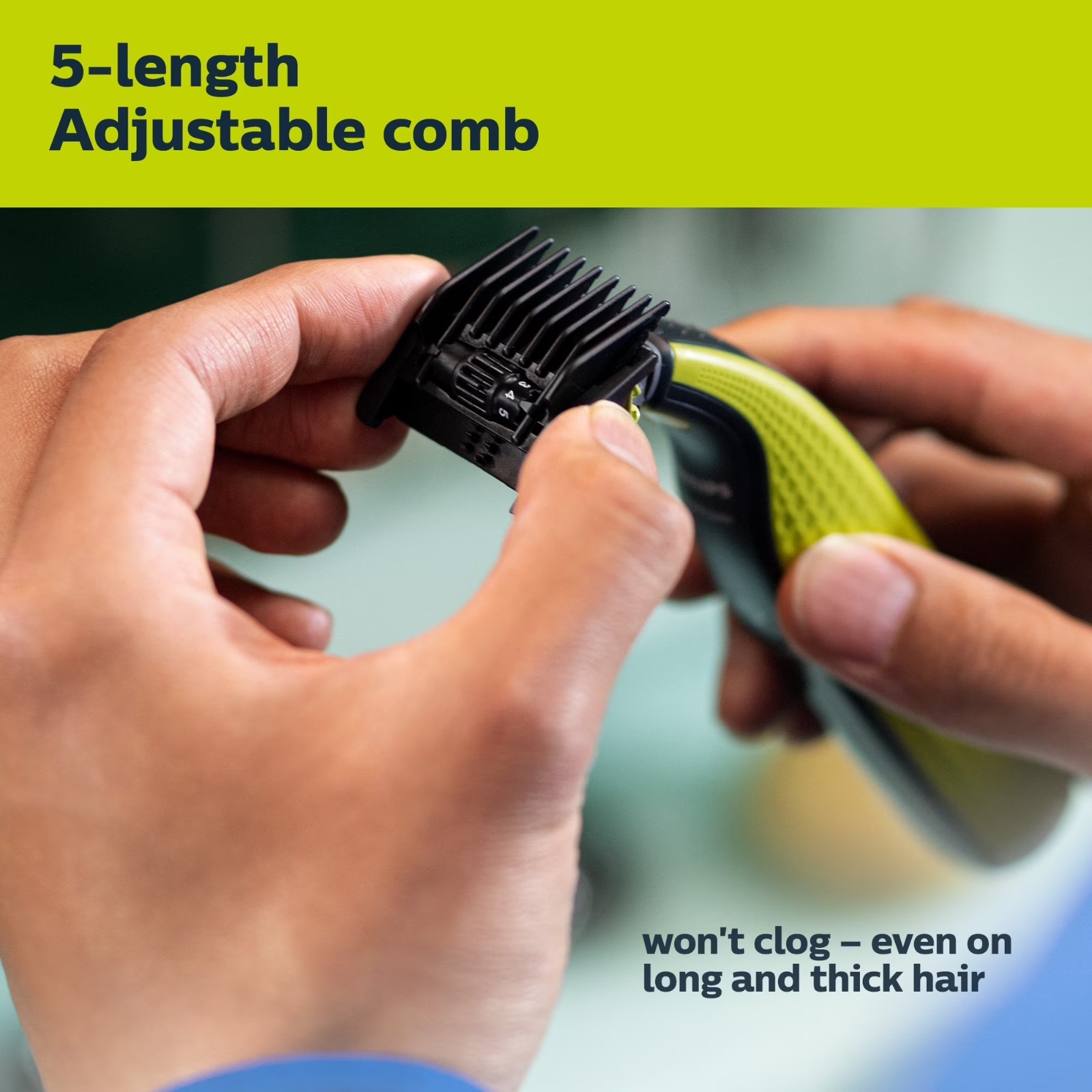 Philips Norelco OneBlade 360 Face Trimmer Shaver USB Rechargeable