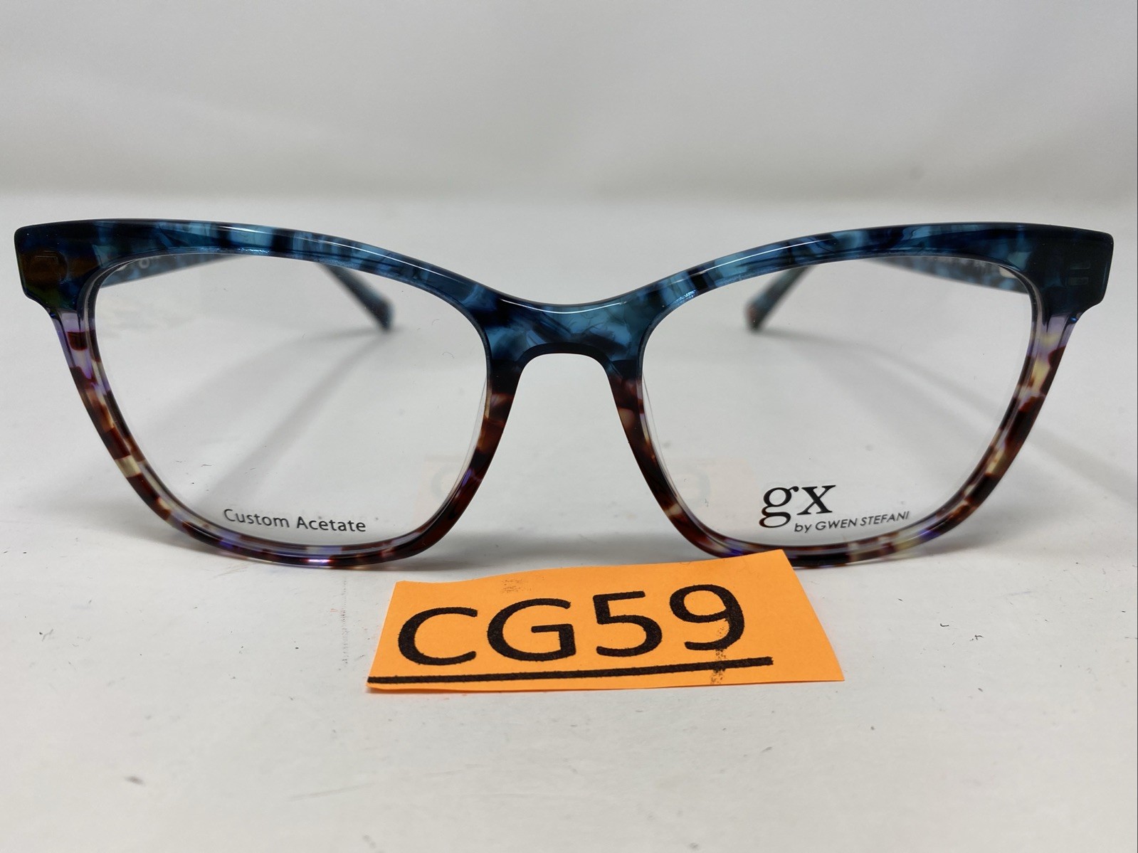 GX by Gwen Stefani GX108 TEA 54-18-140 B:42 Teal Tortoise Eyeglasses Frame CG59