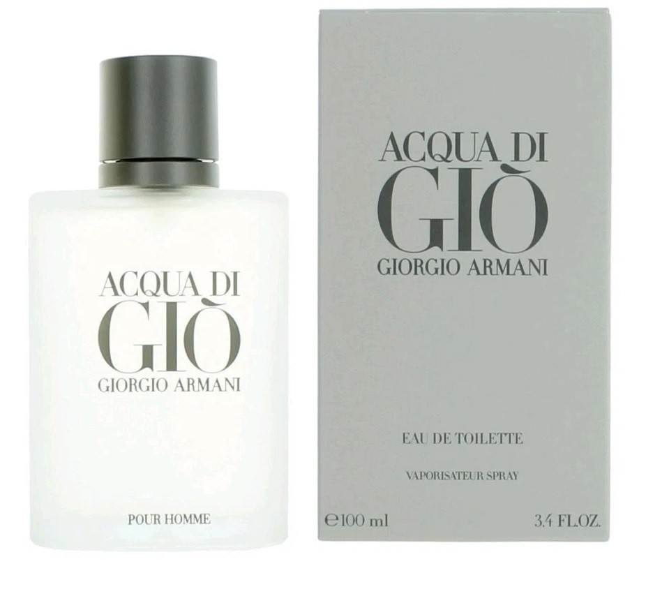 Acqua Di Gio By Giorgio Armani 3.4 oz Eau De Toilette Spray Men’s New & Sealed