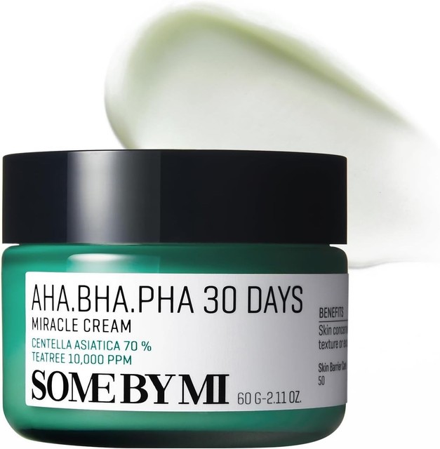 SOME BY MI AHA BHA PHA 30 Days Miracle Cream 60g Acne Prone Skin Soothing Care