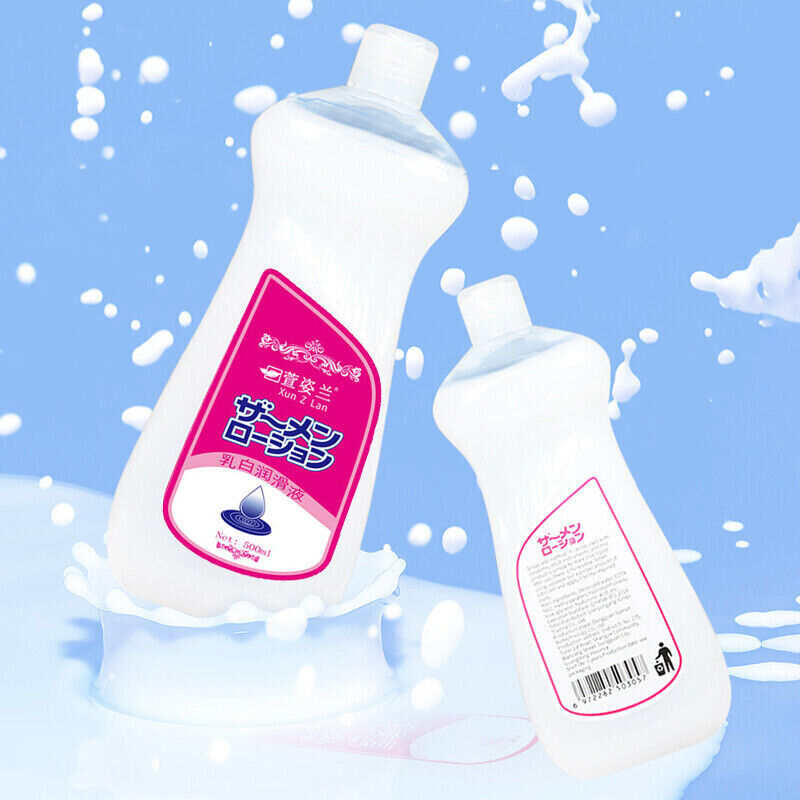 2bottles Personal Lubricant Unscented Cum Realistic Semen Water Based Lube Adult