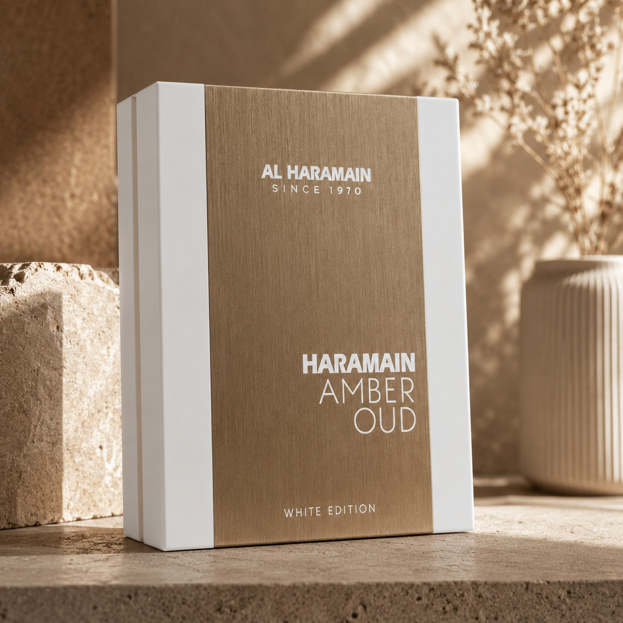 AL HARAMAIN Amber Oud White Edition EDP 60ml 2oz Unisex Perfume Luxury UAE