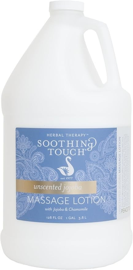 Herbal Therapy Soothing Touch Unscented Jojoba Massage Lotion 128FL Oz