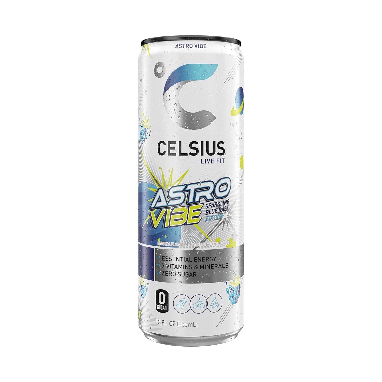 CELSIUS Sparkling, Sugar Free Energy Drink, 12 Fl Oz (Pack of 12)