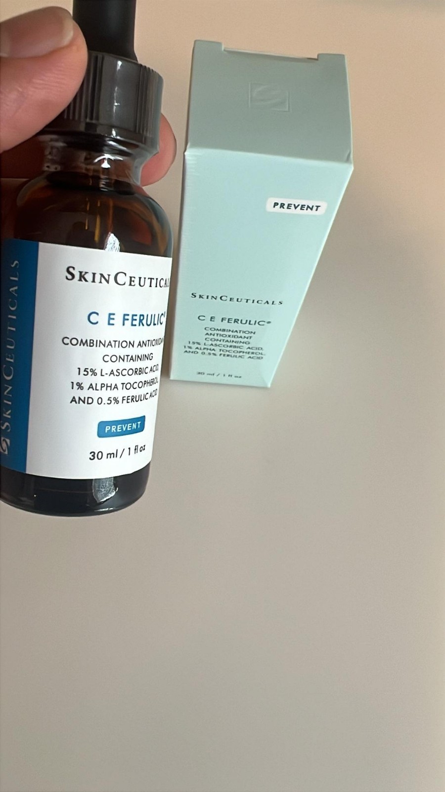 SkinCeuticals CE Ferulic 15% L-Ascorbic Acid Antioxidant Serum 1oz New Sealed US