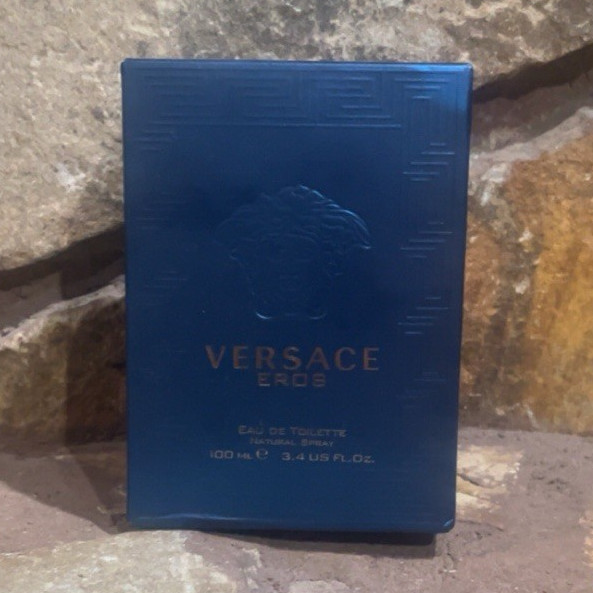 Versace Eros Eau de Toilette Spray 3.4 fl oz with Box Regular Size
