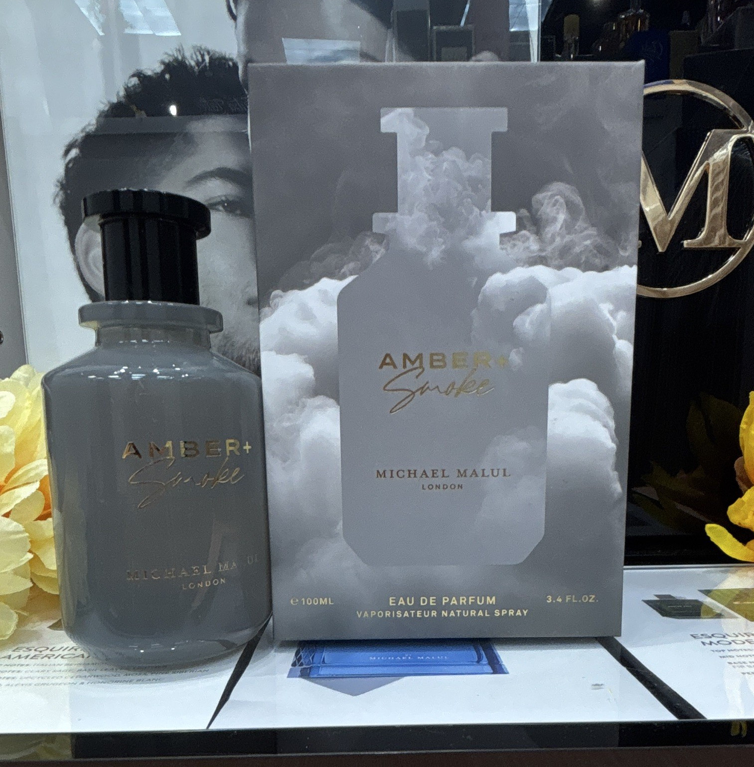 Michael Malul London Amber + Smoke Eau de Parfum Spray, Regular Size 3.4 fl oz
