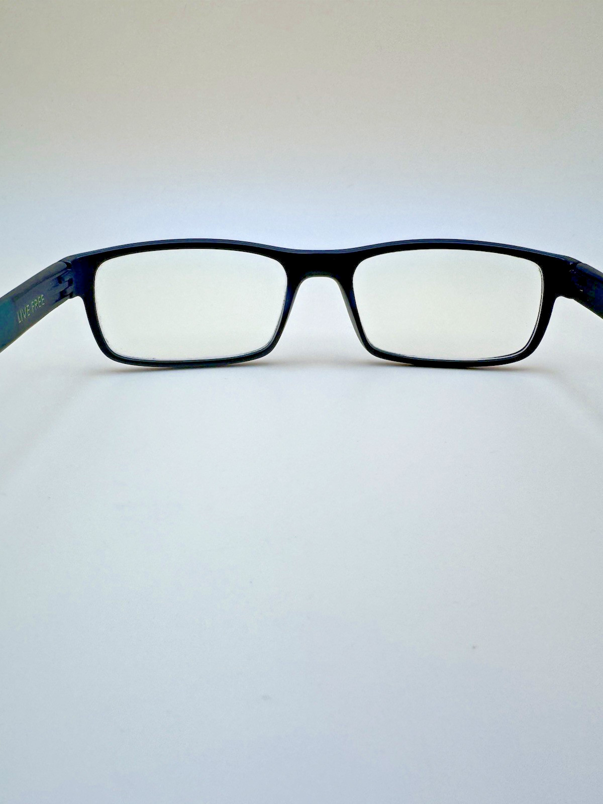 Nike Live Free 7090 010 Matte Black Green Eyeglasses Frames 53-17 140 Men