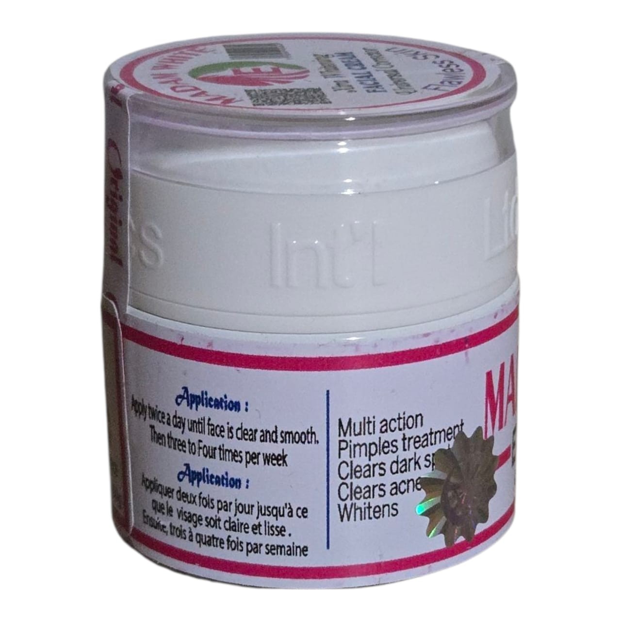 X 1 JAR 👌Madam White Multi Action Flawless Face cream. x 1 Jar 💯 AUTHENTIC
