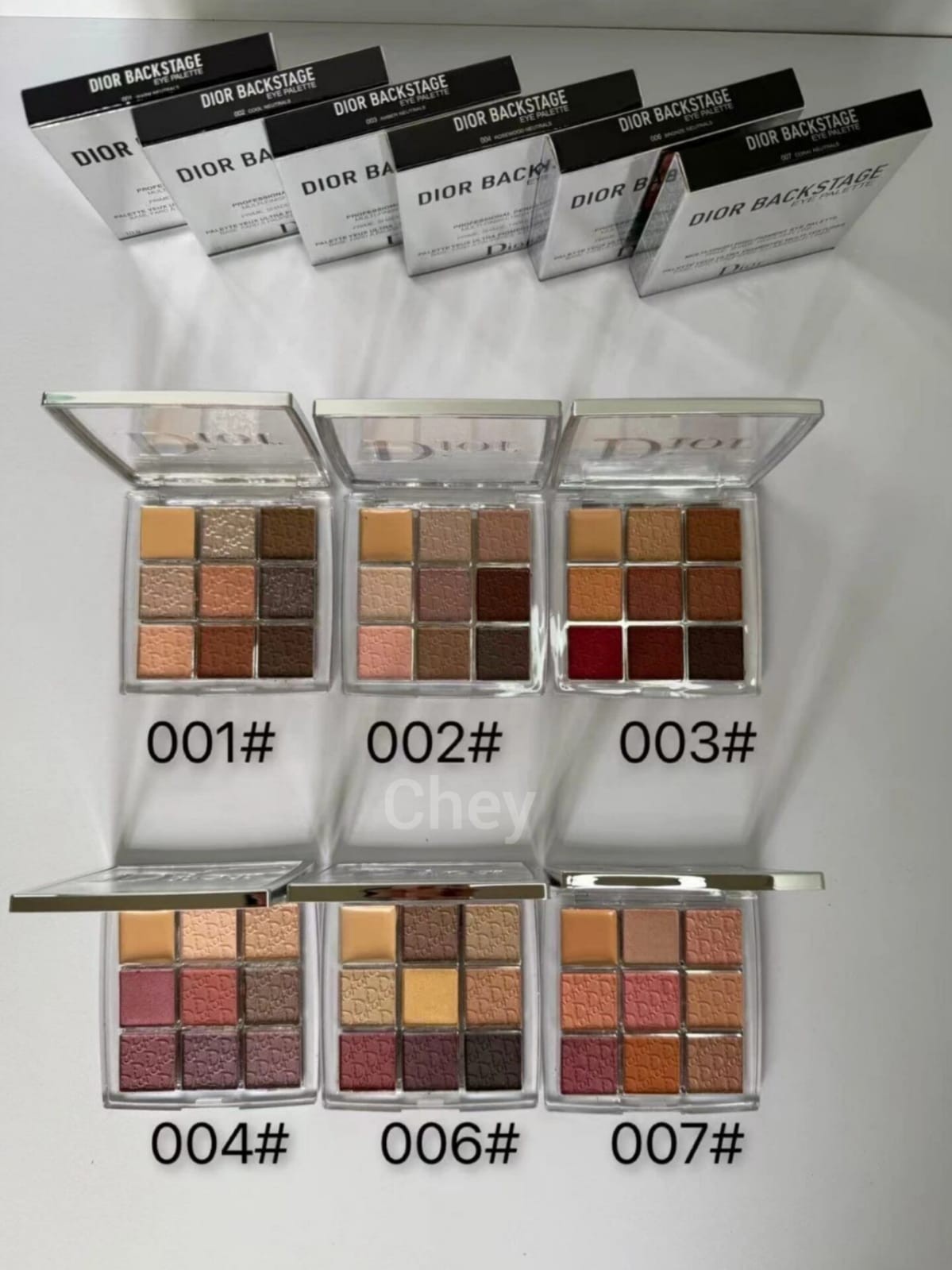 Dior Backstage Eye Palette 6 color eyeshadow palette 001# 002# 003# Brand New