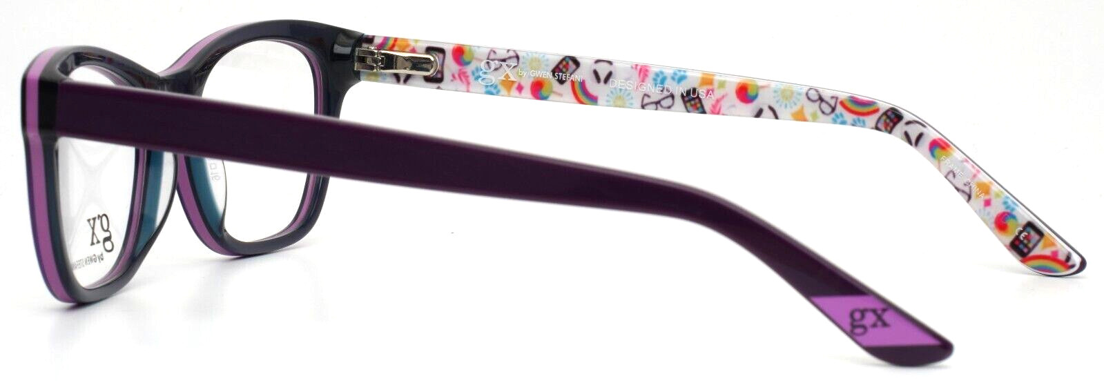 GX by GWEN STEFANI GX811 PUR Purple Girls Kids Cat Eye Eyeglasses 48-16-135