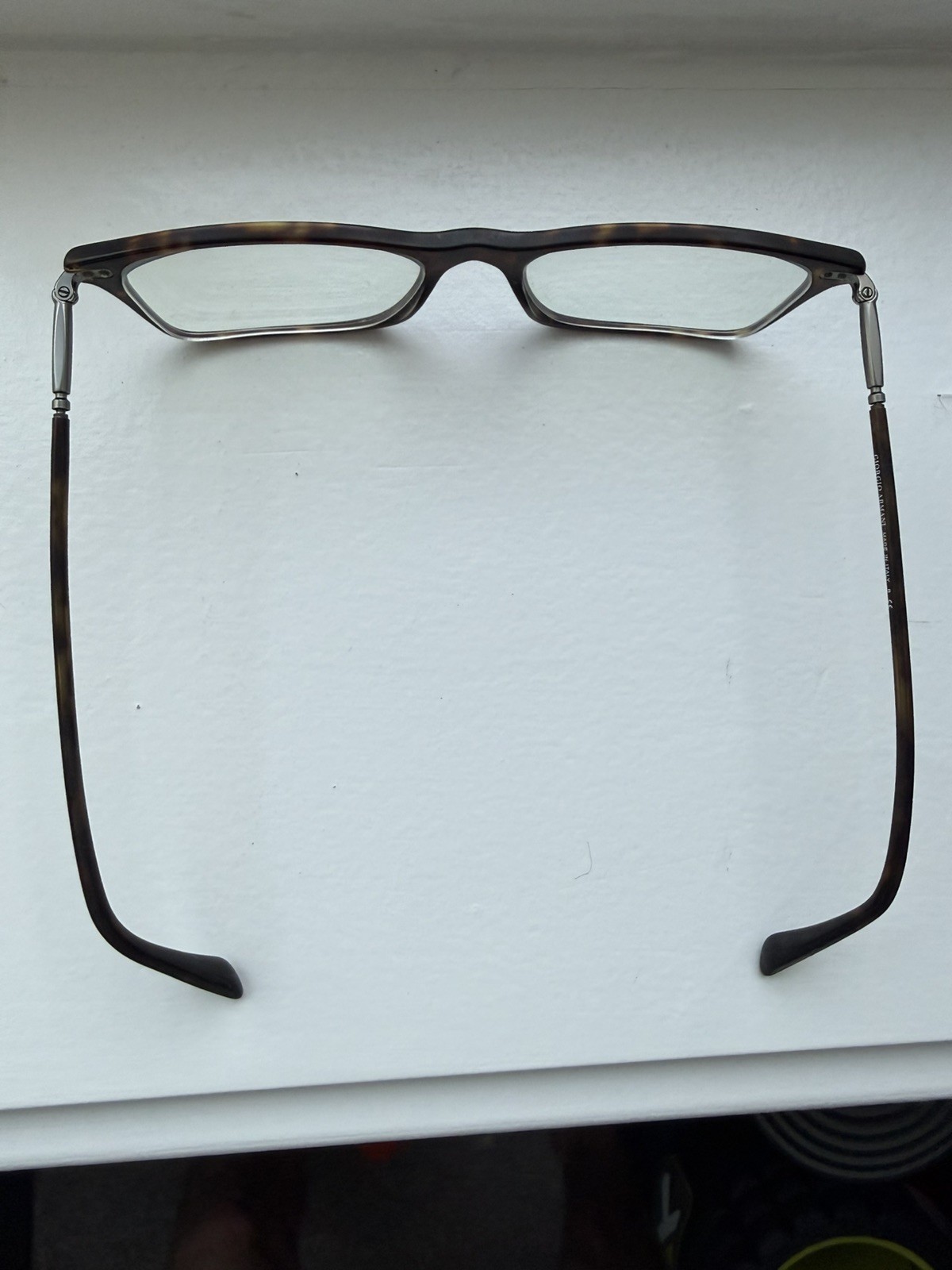 Giorgio Armani Rectangle Man Eyeglasses AR7037 5089 53mm Matte Dark Havana Frame
