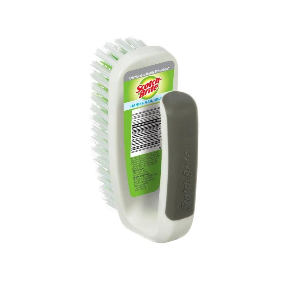 Hand & Nail Scrub Brush 3 Pack Heavy Duty Cleaning Brushes Multi Purpose Grip Se