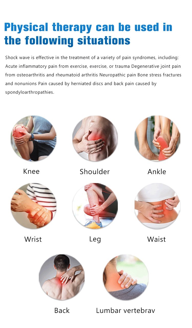 10 Bar Radial ED Shockwave Therapy Machine Deep Relief for Chronic Pain Massage