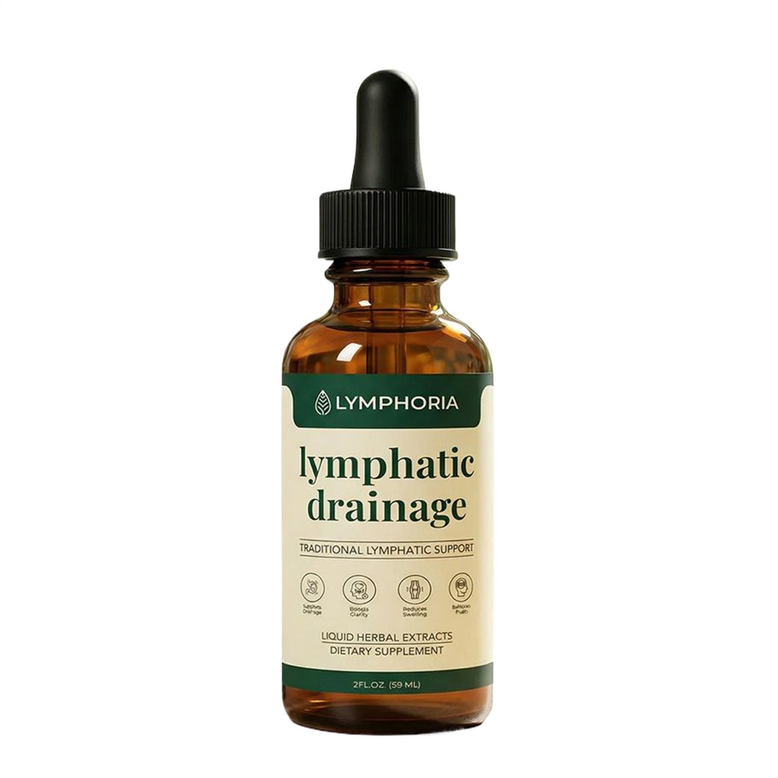 2Pcs Lymphoria Lymphatic 59ml Drainage Drops Detox Immunity Relief Bloat Support