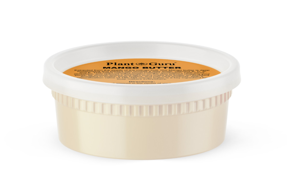 Mango Butter Raw 8 oz. 100% Pure Unrefined Organic Natural For Skin, Body, Hair