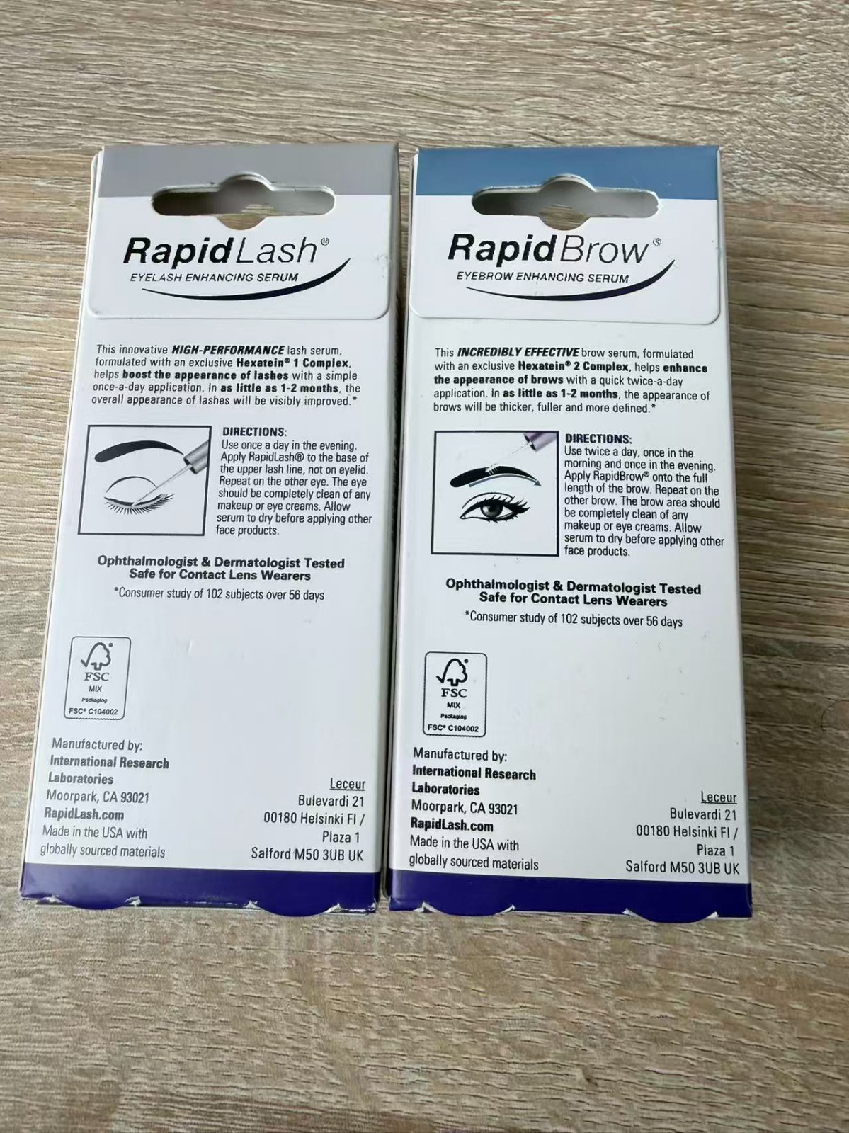 2X Rapid/Lash Eyelash&Eyebrow Enhancing Serum Enhancer Growth 3ml/0.1 fl oz