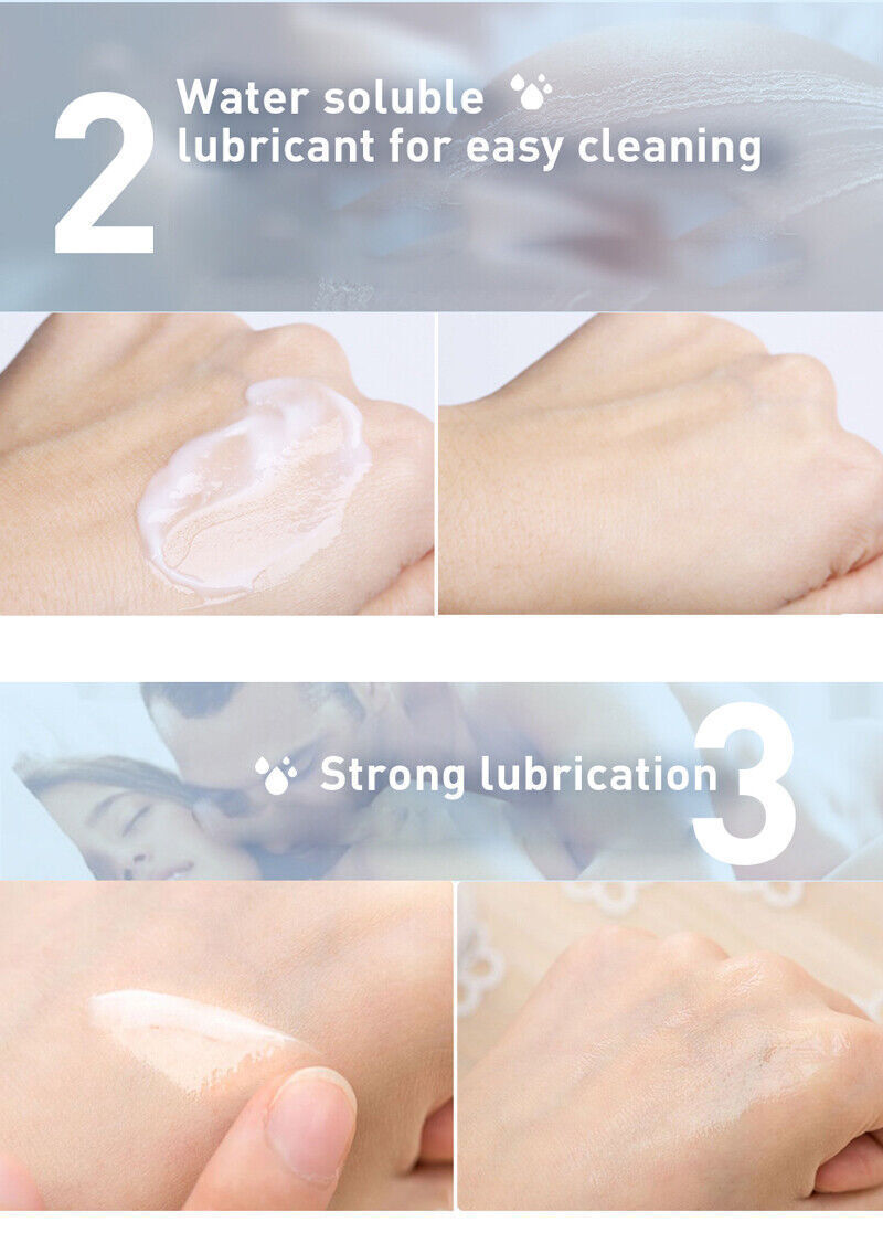 2bottles Personal Lubricant Unscented Cum Realistic Semen Water Based Lube Adult