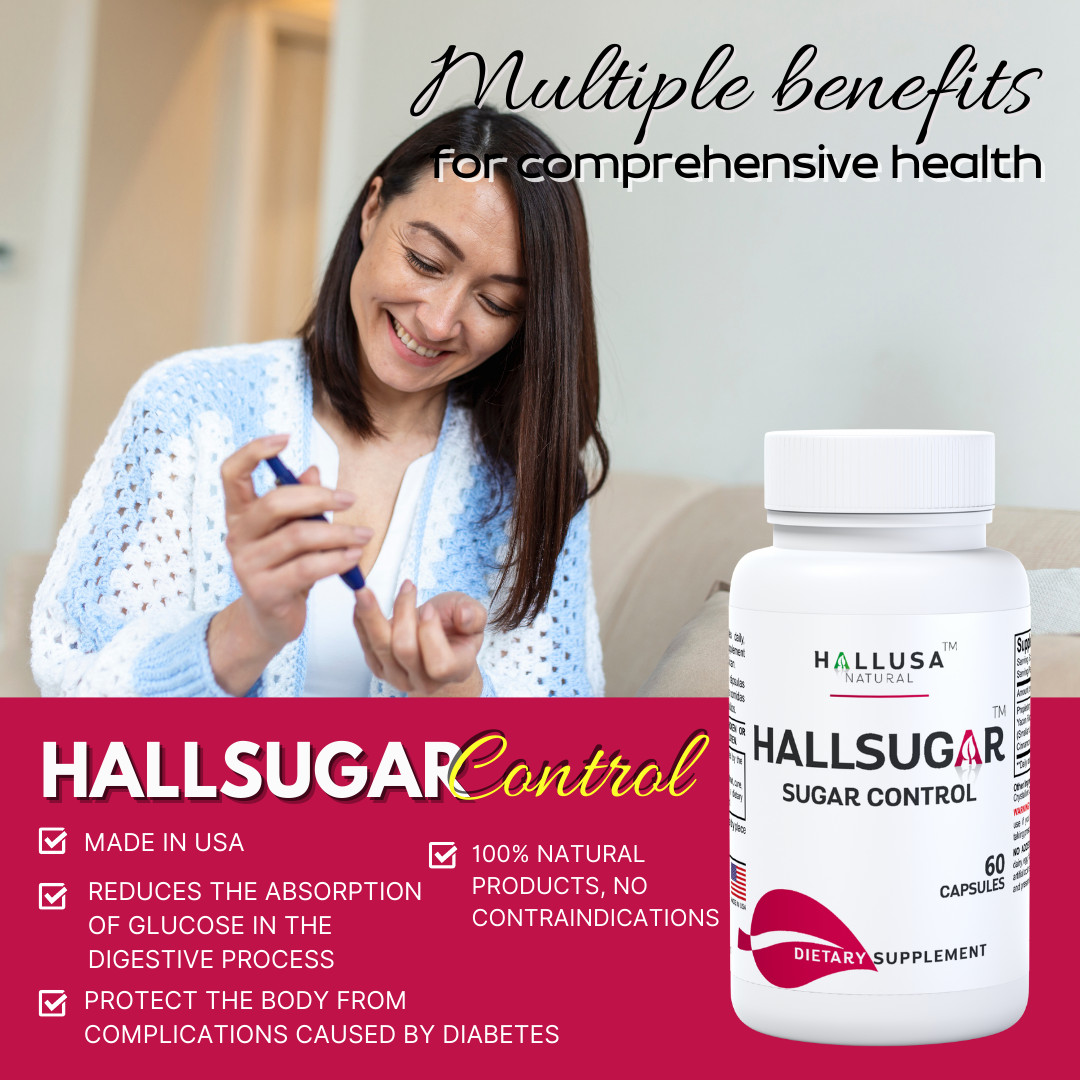 HALLSUGAR – Blood Sugar Control – Blood glucose Levels – 60 Cap