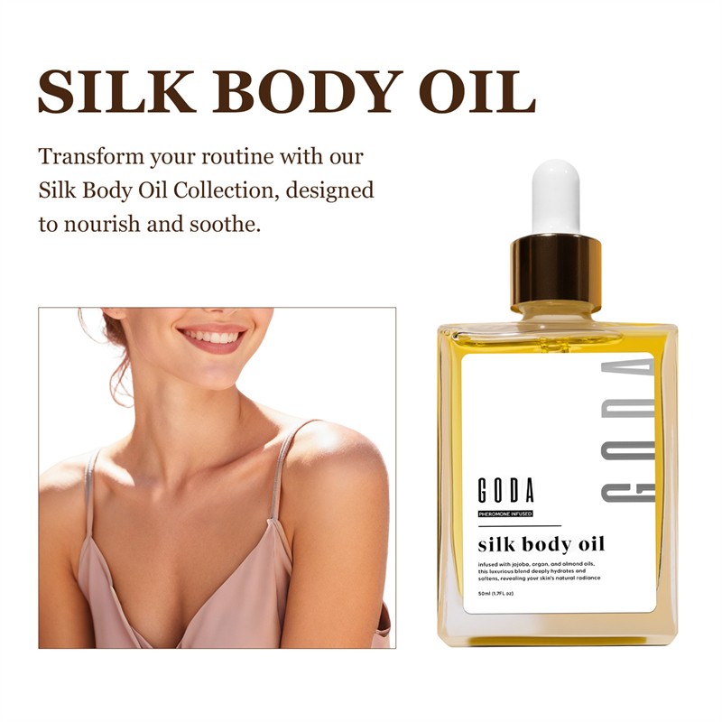 GODA Silk Body Oil Women Firming Anti Aging MoisturizerFormulaShowerOil1.7oz