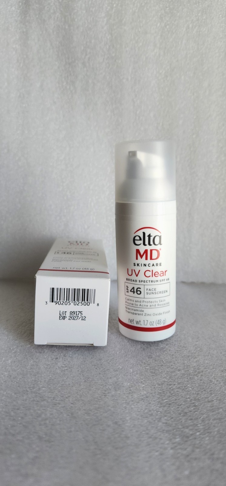 Elta UV Clear Face Sunscreen SPF 46 | 48g 1.7oz- EXP 12/2027, New