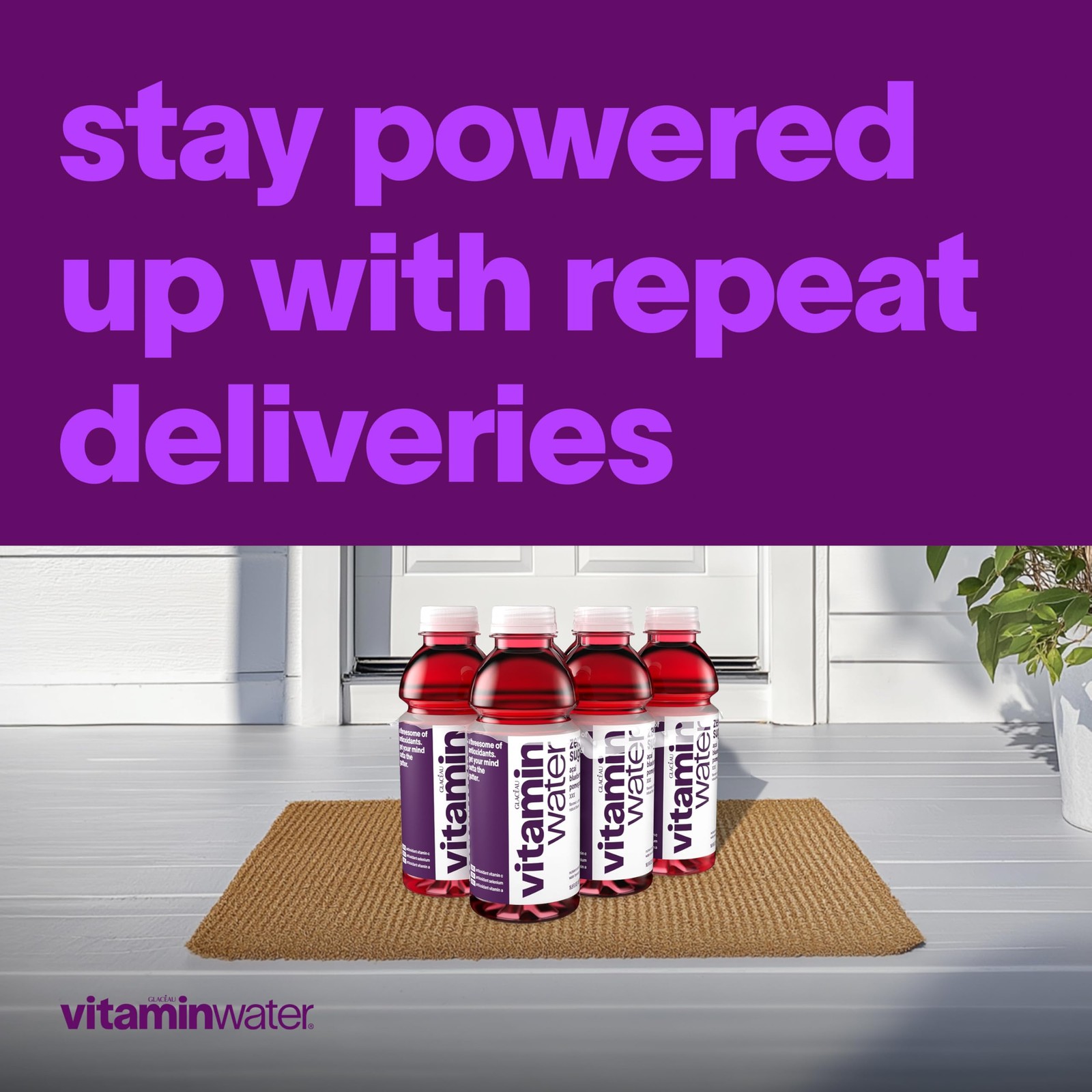 vitaminwater XXX Acai-Blueberry-Pomegranate Zero 20.05 Fl Oz (Pack of 12)