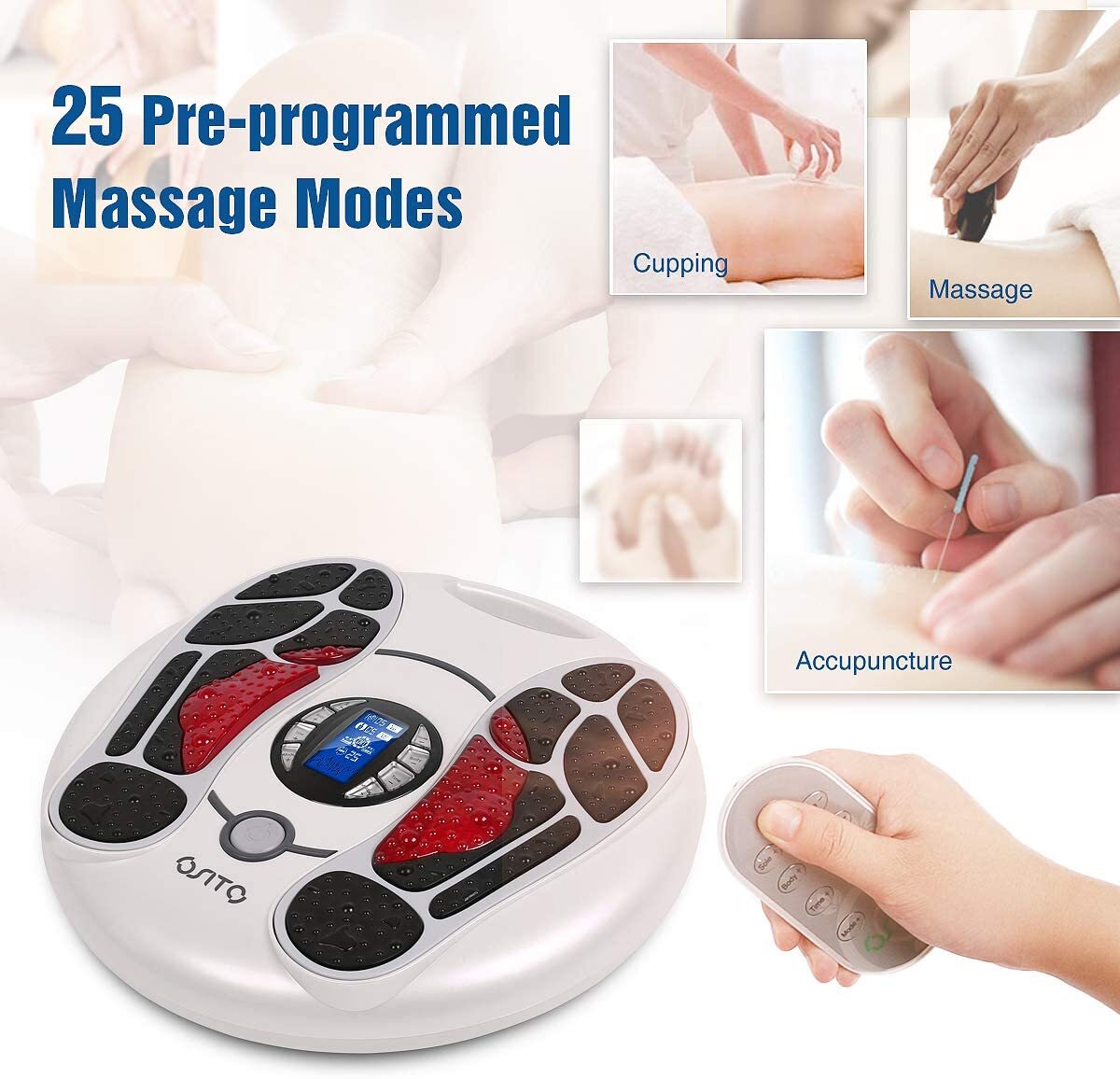OSITO Neuropathy Foot Circulation Massager Booster EMS Tens Massager Feet Legs