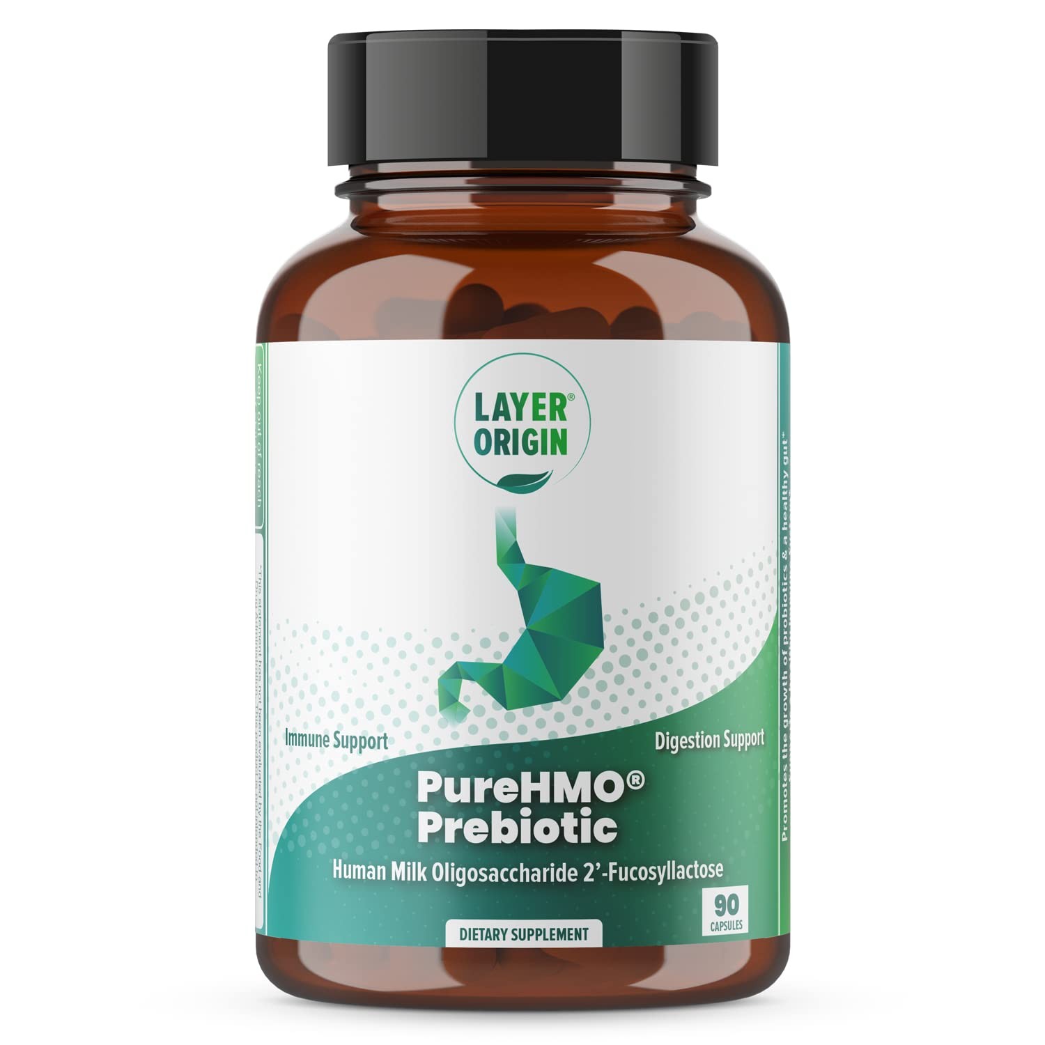 Human Milk Oligosaccharide (HMO 2′-FL) Prebiotic Fiber Powder Supplement