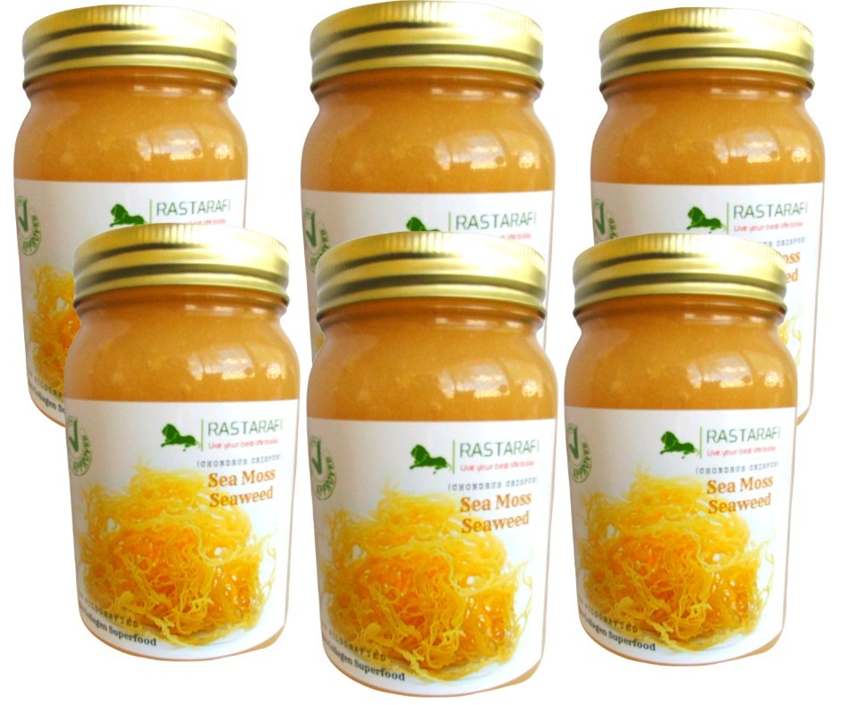 Rastarafi® Sea Moss Gel (Unflavored) Irish Moss | Raw Wildcrafted Superfood Gel