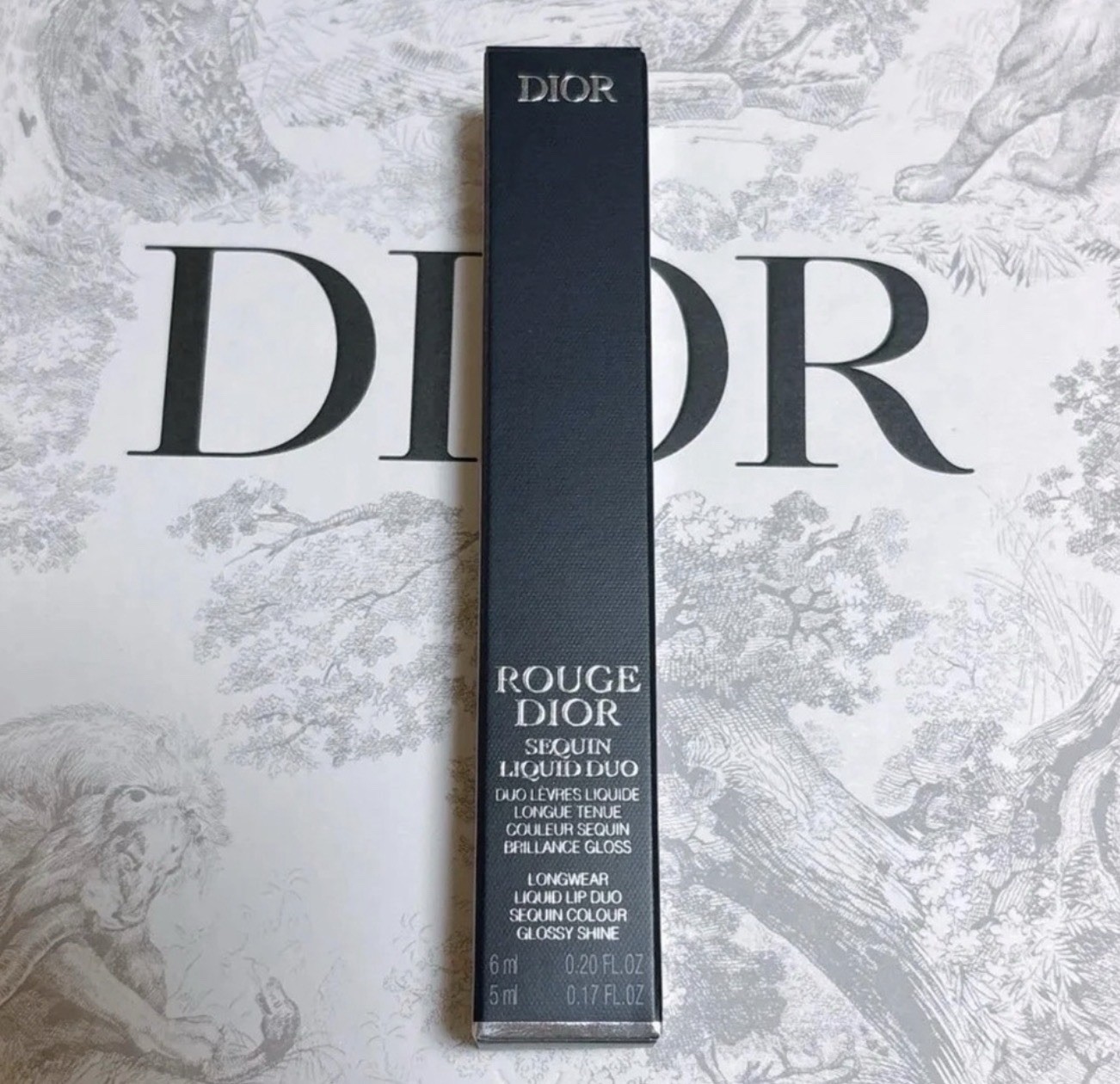 DIOR Rouge Dior Sequin Liquid Duo #220 Ribbons Holiday 2025 Limited Edition