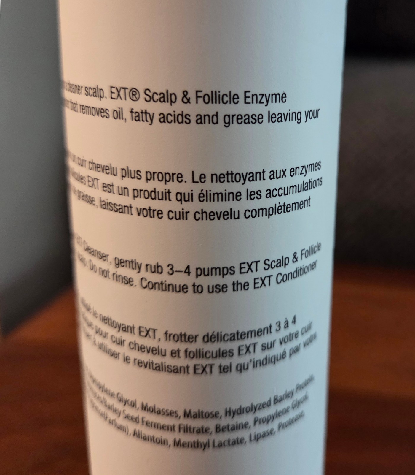EXT Extreme Hair Therapy Scalp & Follicle Enzyme Cleanser for Hair Loss ~ NEW