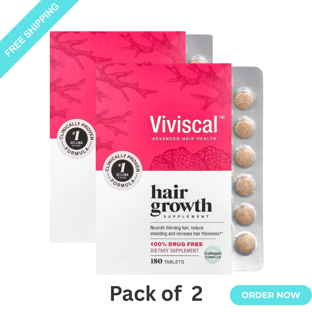 Viviscal Women Hair Growth Supplement 2 Pack 360 Tablets Hair Vitamin EXP 7/2027