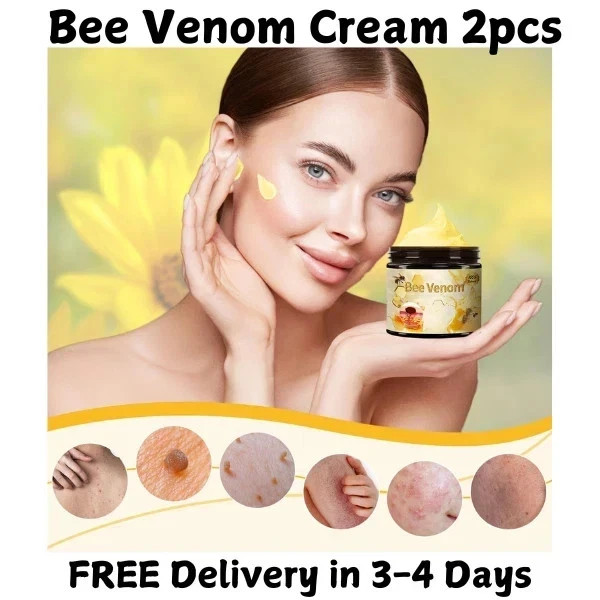2Pcs Bee Venom Repair Creams, 2024 Professional Formula for Skin Treatment.