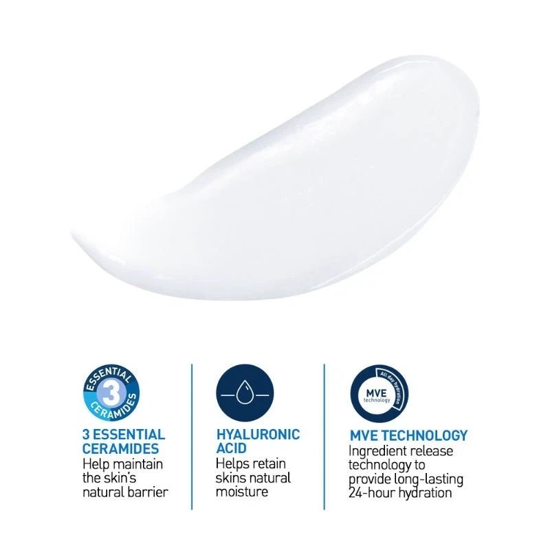 CeraVe Daily Moisturizing Lotion with Hyaluronic Acid For Dry Skin 236ml