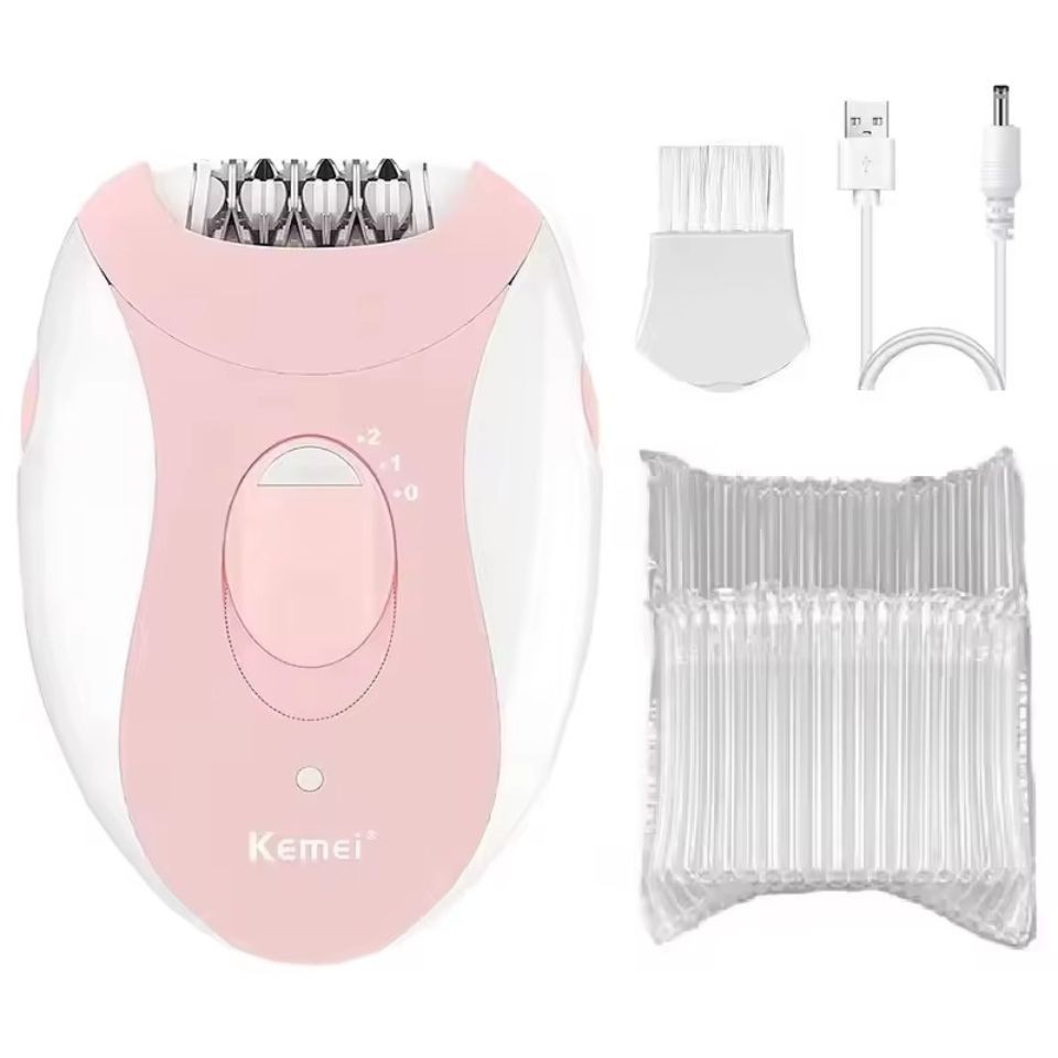 Kemei Women Electric Epilator Hair Removal Facial Bikini Legs Underarm Shaver