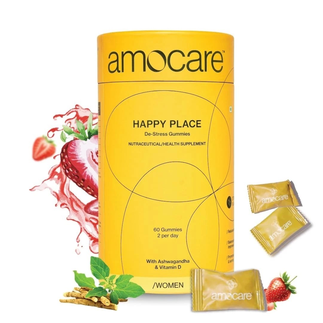 Amocare Happy Place Vitamin D Gummies, 60 Gummies