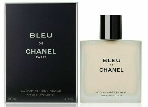 BLEU de CHANEL for Men 3.4oz / 100ml After Shave Lotion NEW IN SEALED BOX