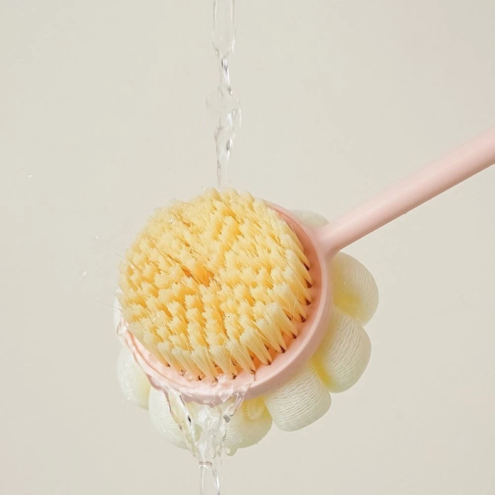 3 Pack Dual-Sided Back Scrubber for Shower Long Handle Body Brush Deep Clean NEW