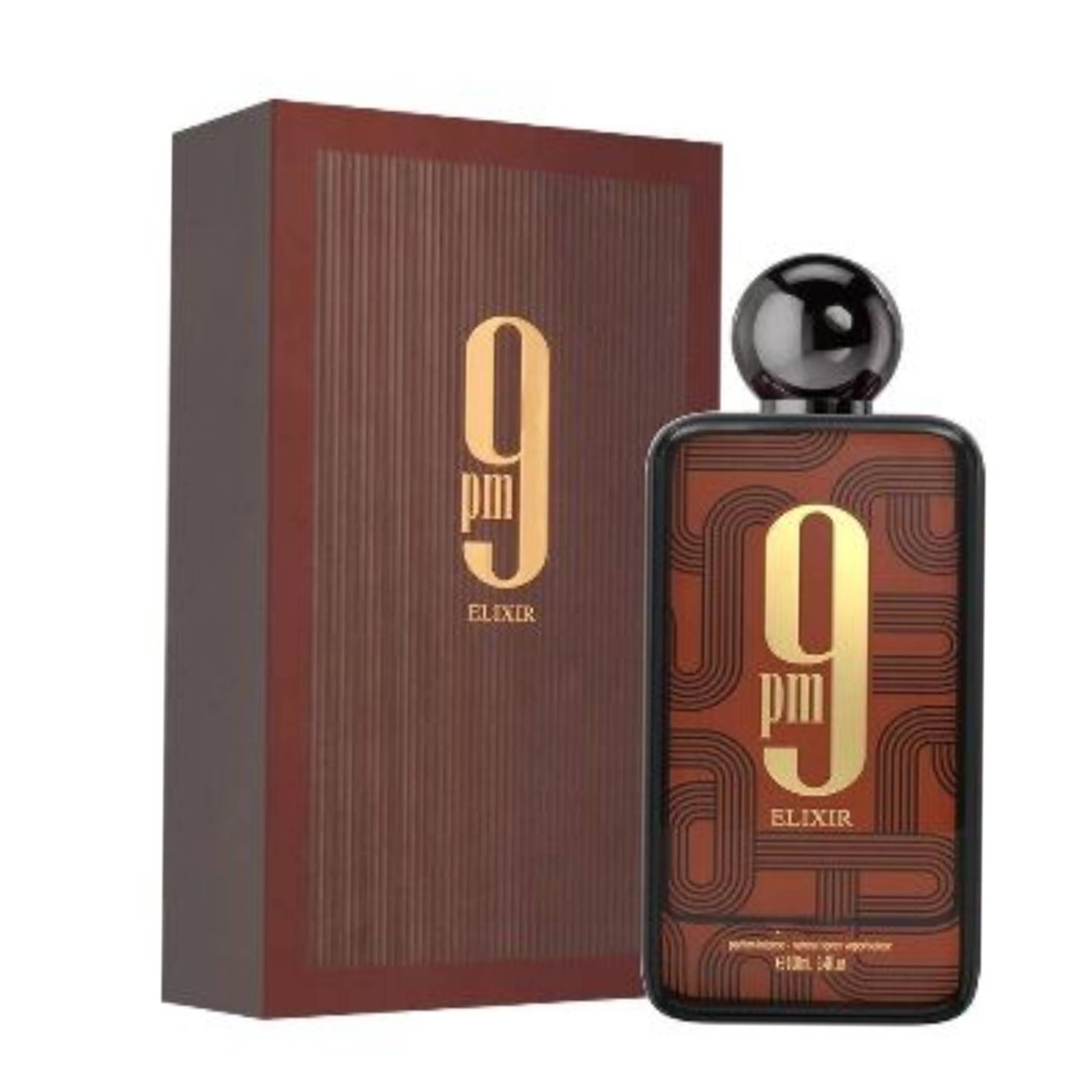 Afnan 9 PM Elixir Eau de Parfum Spray 3.4 fl oz Bottle w/ Box