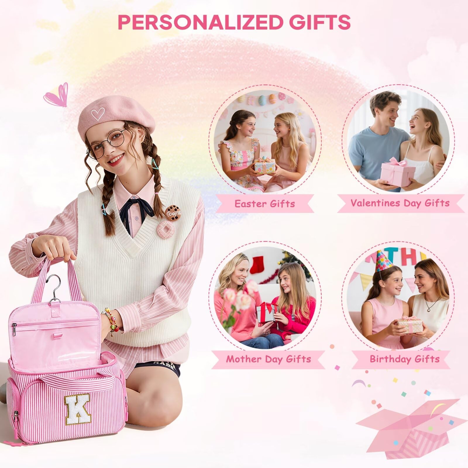 Birthday Gifts for 7 8 9 10 11 12 13 14 15 16 17 18 Year Old Teen Girls, Init…