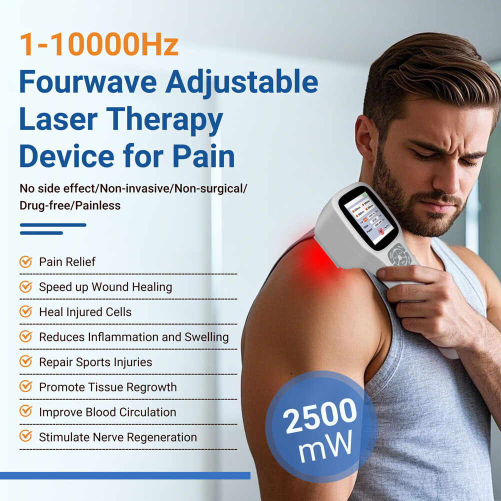 Cold Laser Therapy Device 25 Diodes 650nm 808nm 905nm 980nm Inflammation Relief