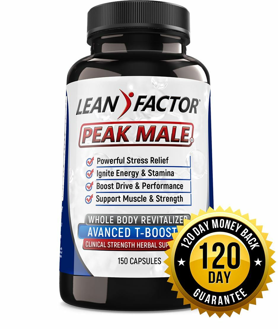 Peak Male Professional Strength Testosterone Booster – Money Back Guarantee
