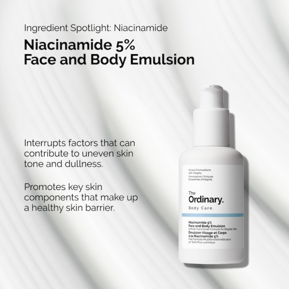 The Ordinary Authentic Niacinamide 5% Face and Body Emulsion 3.4 oz / 100 ml