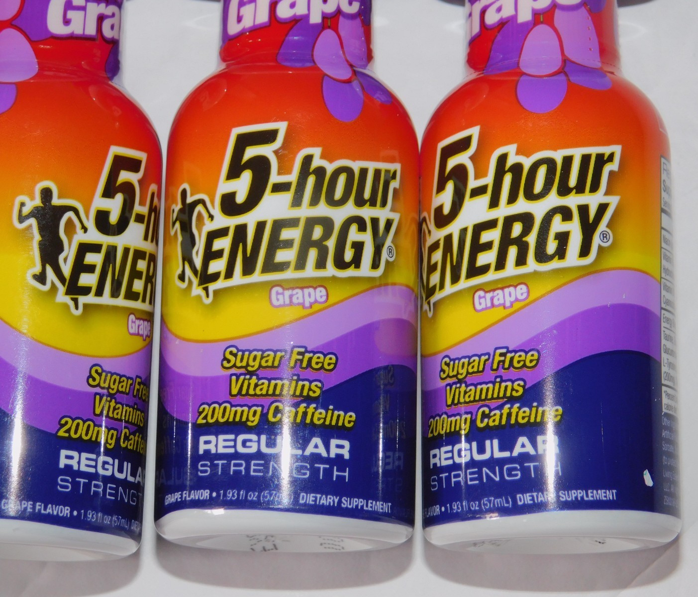 SIX 5-hour ENERGY Shot Regular Strength Grape 1.93 Ounce each Expires 01/28