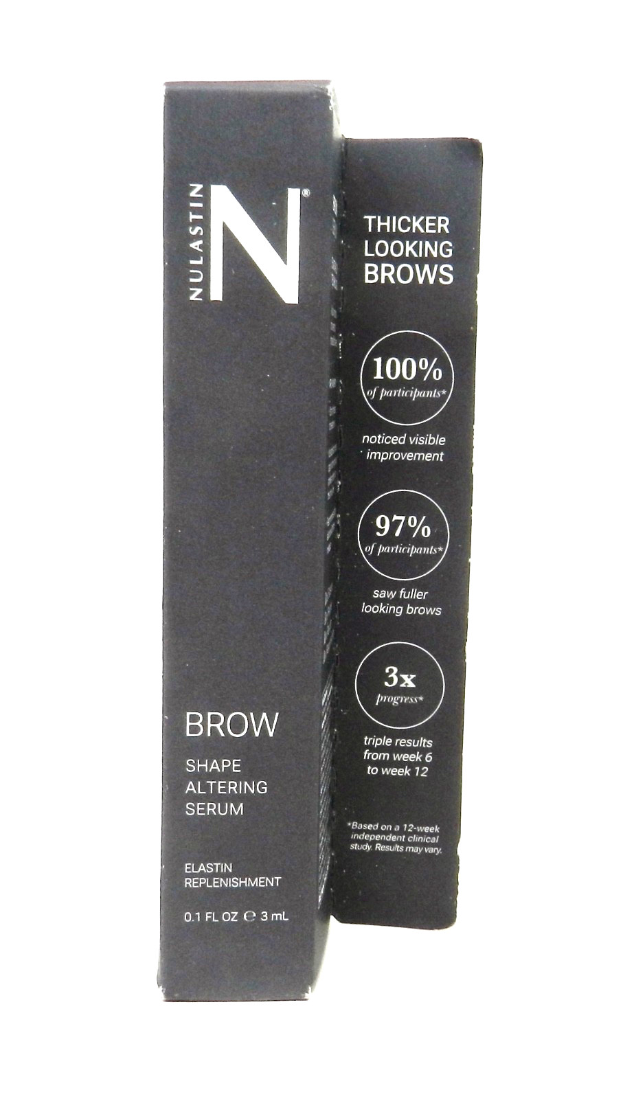 NULASTIN Brow Shape Altering Serum 0.1 oz / 3 mL Thick Fuller Looking Brows
