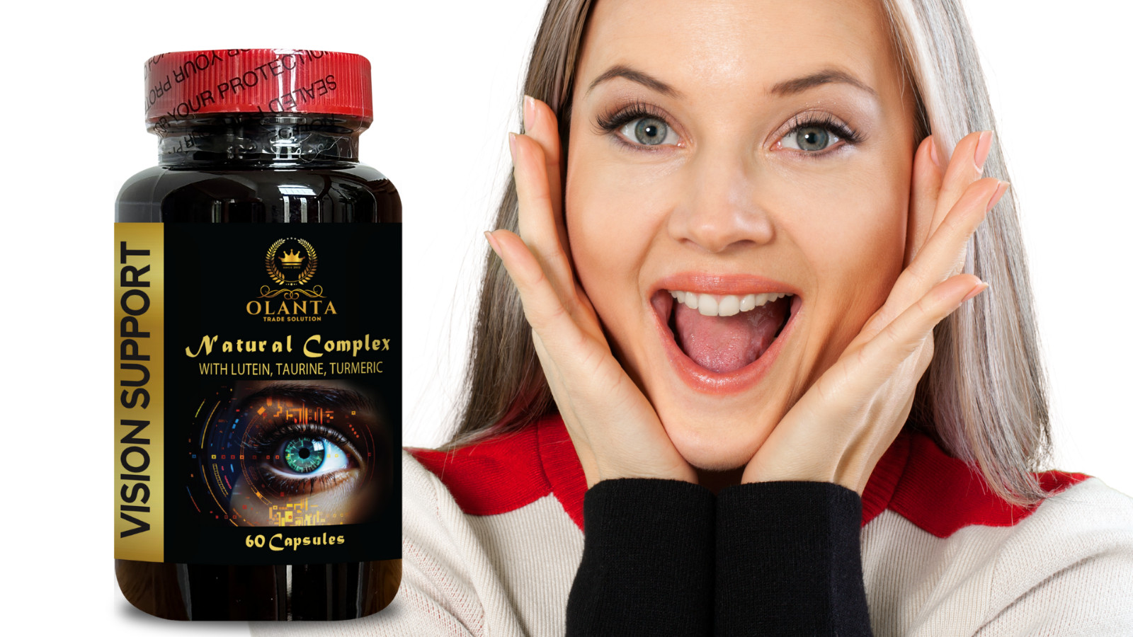 VISION SUPPORT – advanced vision formula with lutein, taurine supplements humans