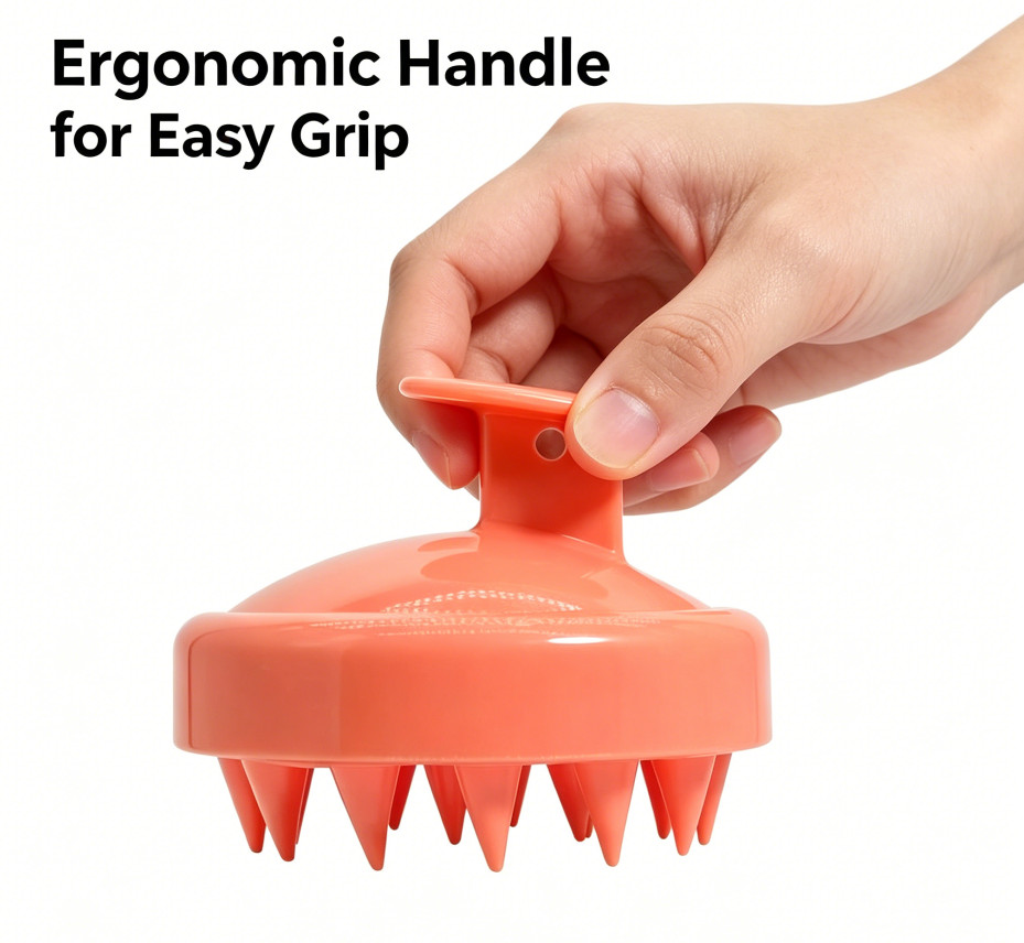 Scalp Massager Shampoo Brush – Deep Cleanse & Relaxing Head Massage Tool