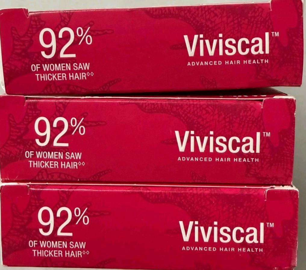 3 Viviscal Formerly x Strength Advanced Hair Women 60×3=180CT Exp 10/26