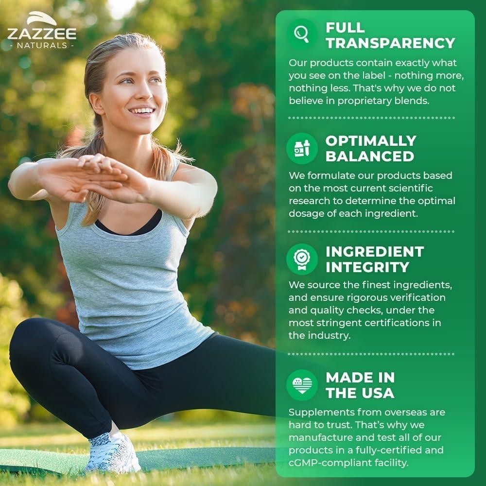 Zazzee Tart Cherry 10:1 Extract, 3000 mg Strength, 60 Vegan Capsules, Kosher