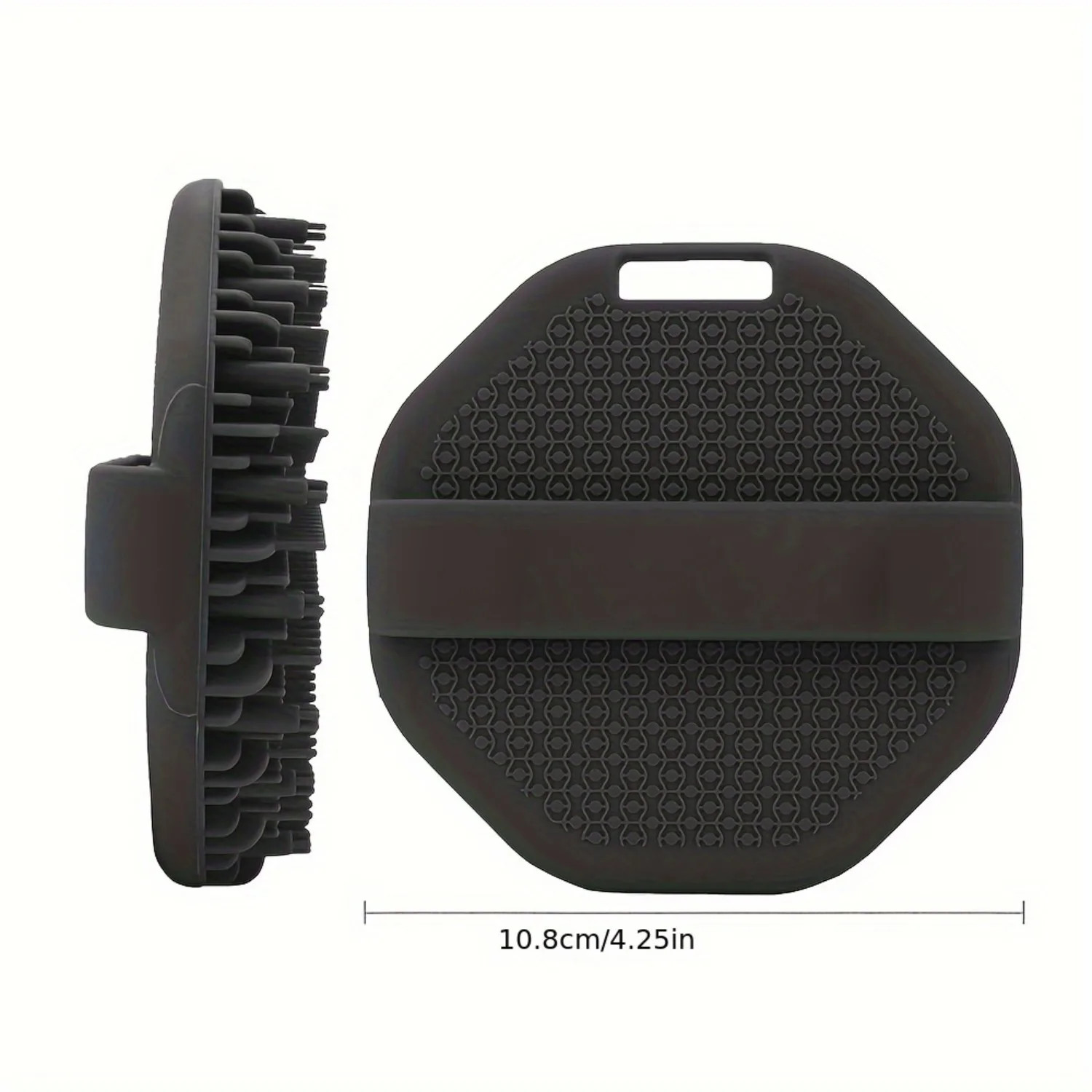 Soft Silicone Body Scrubber Exfoliating Bath Brush Shower Massage Cleansing Pad